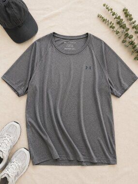 Under Armour The Tech Tee Gray Athletic Performance Shirt Men’s 4XL Activewear